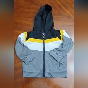 Stylish Kids Hoodie - Black, Yellow, Gray